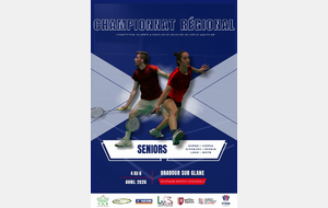 Championnat Régional Séniors du 4 au 6 avril 26